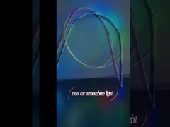 DC5V-12V Автомобильная интерьерная симфония преследование RGB светодиодные акриловые полосы светильники декорация неоновая атмосфера APP