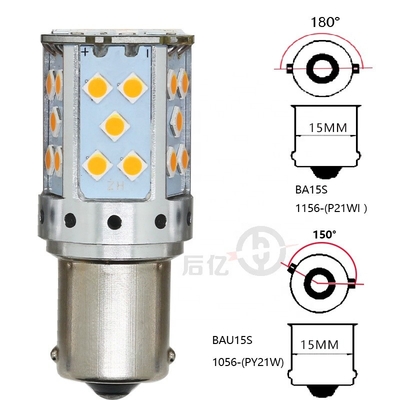 1156 3030 35SMD Canbus привели лампу поворотника 7440 T20 самого интересного шариков 12V 10W