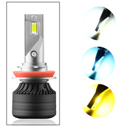 Лампа foglight 12-36V headlamp фар СИД 3-цвета СИД H11 света головы автомобиля автомобильная доработанная a