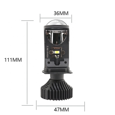 Лампа тумана headlamp автомобиля фары СИД мотоцикла фар H4 YD6 6000K автомобиля передняя доработала шарик 12V СИД