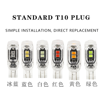 Автомобиль Sidelamp света номерного знака электрических лампочек T10 3030 5SMD Canbus СИД высокой яркости СИД автомобильный