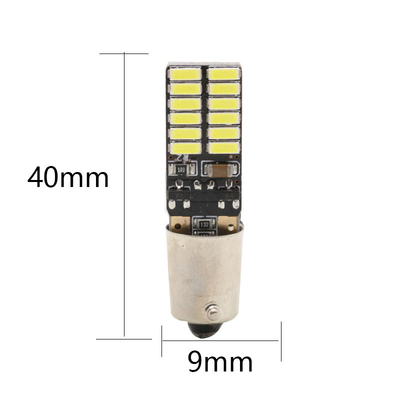 Ширина электрических лампочек СИД 24SMD BA9S 4014 автомобильная привела индикаторную лампу 12V
