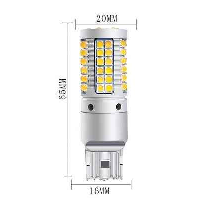 автомобиль 69smd Ba15s привел света поворотника 23w Canbus 7440 3030