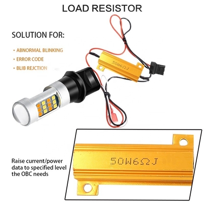 Поворотник приведенный освещает цвет 7440 T20 CANBUS двойника 2835 42SMD для предотвращения стробоскопического