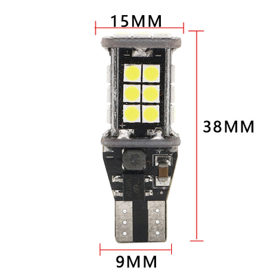 Фара 12V СИД T15 3030 24SMD Canbus выделяет обращать свет угла автомобиля