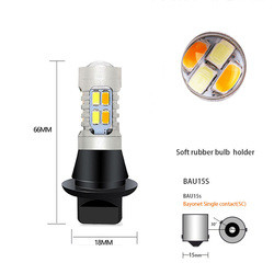 5630 20SMD привели шарики поворотника удваивают цвет 7440 T20 BA15S 1156 BAU15S