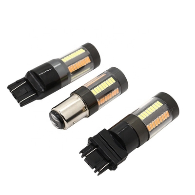Света поворотника 1157 тормоза СИД 3157 7443 4014 Switchback двойного цвета 66SMD белый желтый 12V