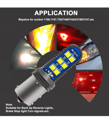 универсалия 5w привела Headlamps 12SMD поворотника света кабеля мини