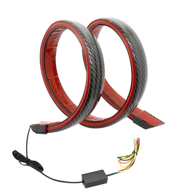 волокно приведенное углерода света кабеля автомобиля 5W 12V гибкое для летчика