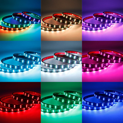 24V 5050 SMD 5A 2.4m Автомобильные внутренние атмосферные огни с пусковым управлением для фургона