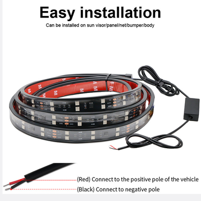 24V 5050 SMD 5A 2.4m Автомобильные внутренние атмосферные огни с пусковым управлением для фургона