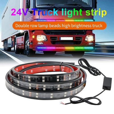 24V 5050 SMD 5A 2.4m Автомобильные внутренние атмосферные огни с пусковым управлением для фургона