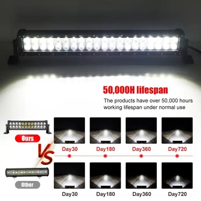 22 дюймовый пылестойкий светодиодный светодиодный свет для грузовика, 4WD Jeep SUV Boat LED Offroad Light Bar