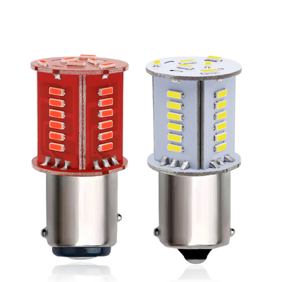 Настраиваемые автомобильные светодиодные сигналы поворота 3014 30SMD S25 1156 BA15S BAU15S BAY15D Задние лампы