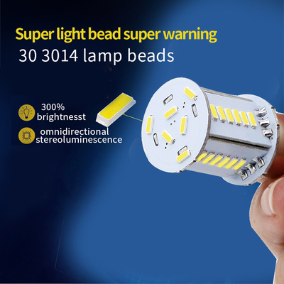 Настраиваемые автомобильные светодиодные сигналы поворота 3014 30SMD S25 1156 BA15S BAU15S BAY15D Задние лампы