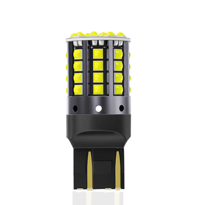 Белый алюминиевый сплав светодиодный поворотный сигнал 1156 1157 T20 3030 44SMD обратный свет 12V 24V