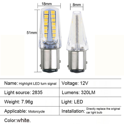 1157 32SMD Amber LED тормозный сигнал поворота светодиодные лампы лампочка хвост автомобиля остановка сигнал поворота обратный ход для мотоцикла
