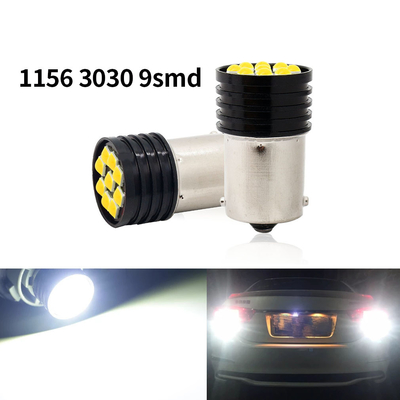1157 BAY15D LED P21/5W 1156 BA15S P21W LED лампы 9 SMD 3030 R5W R10W Автомобильный обратный свет тормозный фонарь