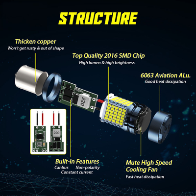 Светодиодная лампочка с Canbus 2016 120SMD T20 1156 1157 3156 3157 Светодиодные сигналы поворота