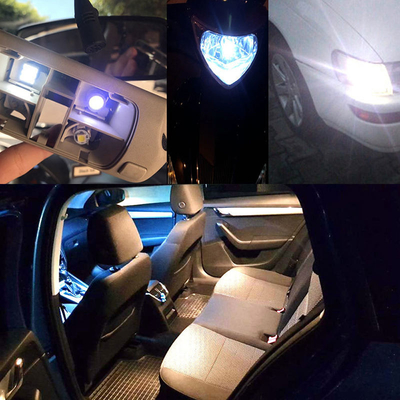 Мощность 9 Вт светодиодные лампочки водонепроницаемые IP67 360 градусов Автомобильный свет 12в T10 12SMD 1206 3020 Читательный свет