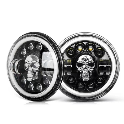фары СИД мотоцикла круга 7Inch для Harley королевского Enfield 12000lm