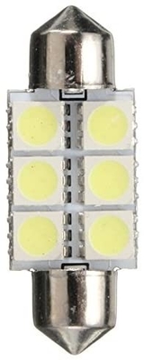 Купола шарика лампы светов автомобиля СИД 6SMD фестона C5W 5050 DC 12V 31mm внутреннего голубой белый 36mm 39mm 41mm