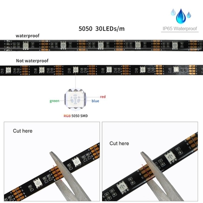 DC 5V прокладки трубки SMD СИД фары автомобиля USB 5050 RGB красочный гибкий